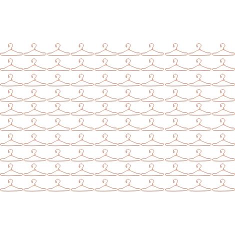Cintre de poupée en métal doré rose, 100 pièces, exquis et mignon, pour vêtements et accessoires de poupée, support de rangement élégant. (1/5)