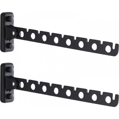 Barre de suspension multifonctionnelle pour vêtements, support pliable pour vêtements, présentoir pour vêtements de boutique, organisateur de placard (1/5)