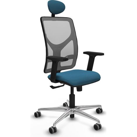 Silla de oficina piqueras y crespo Motilla Sincro gris aluminio (1/2)