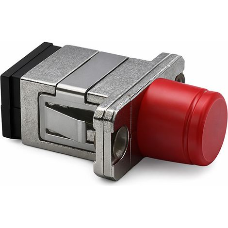 Adaptador híbrido Qoltec SC/UPC - FC/UPC  Simplex  Monomodo (1/4)