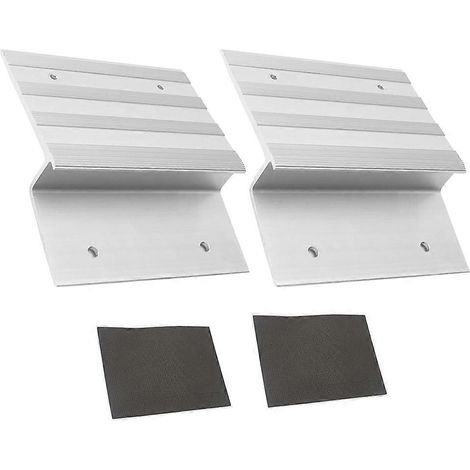 Laderampen-Set für LKWs und Anhänger (2er-Set), Aluminium-Rampenplatten, kompatibel mit 2 x 8 Zoll Eichenbrettern für PKWs und LKWs. (1/5)