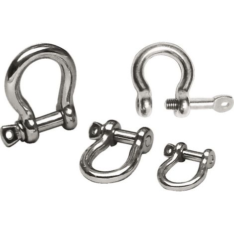 Manille lyre inox - ORANGEMARINE - 10 mm (1/2)