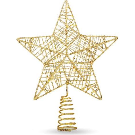 Christmas Star - Tree Tip - Gold Decoration (1/5)