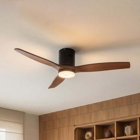 [NEUWERTIG] B-Ware Lucande Deckenventilator Brinia Holz Ø132cm CCT Ventilator Fernbedienung Leuchte (1/2)