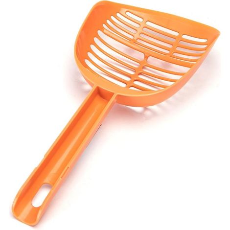 Pelle à Litière pour Chat Pelle à litière pour chat jaune Accessoires pour litière pour chat (1/5)