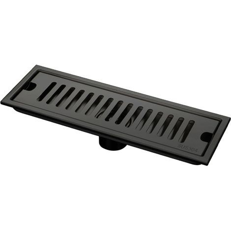 Desagüe lineal de suelo de acero inoxidable, desagüe lineal para baño, desagüe de ducha con filtro, placa filtrante (1/4)