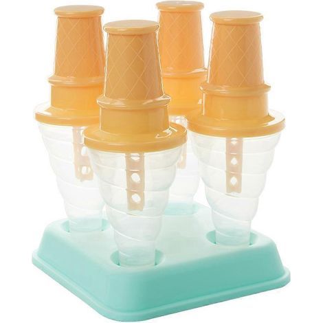 DIY-Eisformen, Eismaschine, Eisherstellungswerkzeug, Kreative Eisbox für Zuhause oder Büro (Grün) – 16,00 x 12,50 x 12,50 cm – Grün (1/4)