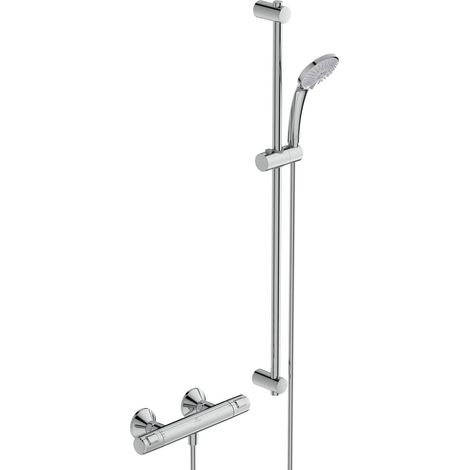 Ideal Standard CeraTherm - Set doccia T25 con termostato, 3 getti, cromo A7204AA (1/3)