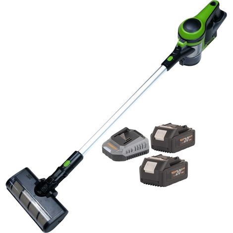 Procraft VP30 Akku Stielstaubsauger 20 V 0,8 l Brushless + 2x Akku 4,0 Ah + Ladegerät