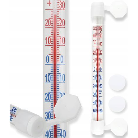 THERMOMÈTRE EXTÉRIEUR INTÉRIEUR DERRIÈRE LA FENÊTRE BALCON JARDIN GRAND (1/5)