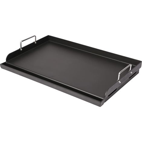 Plaques de cuisson de 63,5 x 40,6 cm pour la plupart des barbecues à gaz, au charbon de bois, barbecue électrique, plaque supérieure plate universelle, revêtement antiadhésif, grande plaque de (1/5)
