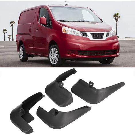 4-teiliges universelles Schmutzfänger-Set für Pkw, kompatibel mit Nissan NV200 2010-2017