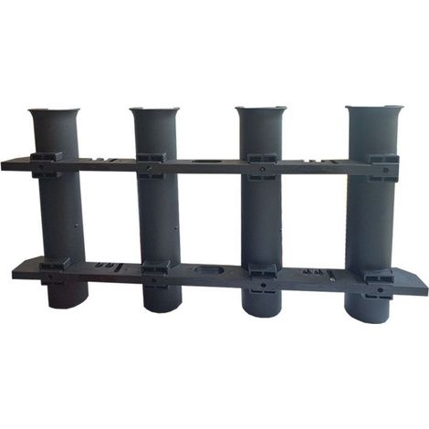Four-way white nylon fishing rod holder, boat accessory for boats and yachts--DTEKGAZ