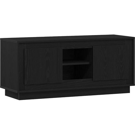 Maison Exclusive - Meuble TV Chêne noir 102 x 35 x 45 cm Bois d'ingénierie