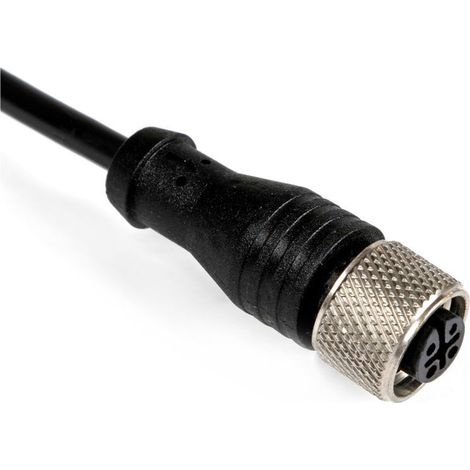 Connecteur pré-câblé RS PRO 4 conducteurs , M12 Femelle, 2m ( Prix pour 1 )
