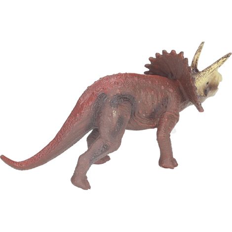 Figurine Réaliste de Tricératops pour Collectionneurs, Décoration Dinosaure Enfant Modèle Détaillé Statique (1/5)