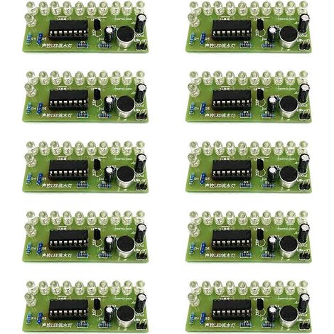 Kit électronique à monter soi-même, module d'éclairage LED à commande vocale pour eau (1/5)