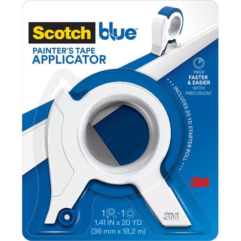 ScotchBlue TA3-SB - Applicatore a nastro per pittore, con 1 rotolo di avviamento, 3,6 cm x 20 m (1/5)