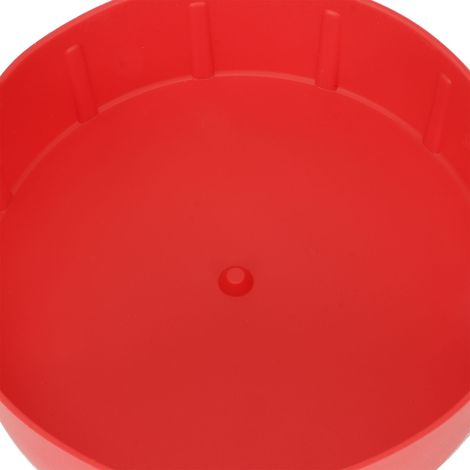 Tapis de cuisson en silicone pour friteuse à air chaud, poêle à griller, tapis à pain et à gâteaux, panier pour autocuiseur, ustensile de cuisine rouge (1/5)