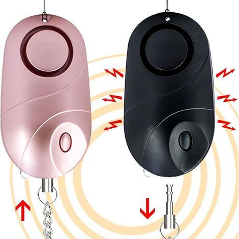 130 dB Personal Alarm Siren – Pocket Alarm with LED Light – Safety for Children, Women and the Elderly (1/5)