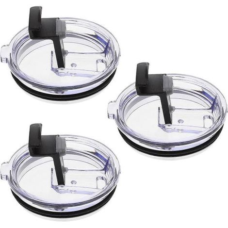 Couvercles étanches pour gobelets et verres ronds anti-fuites (lot de 3) (1/5)