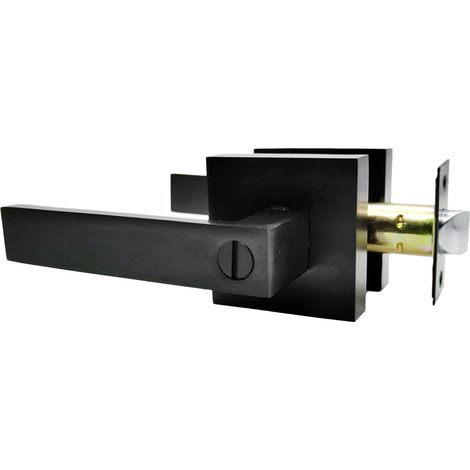 Poignée de porte en alliage d'aluminium antirouille pour salle de bain ou chambre à coucher (1/5)