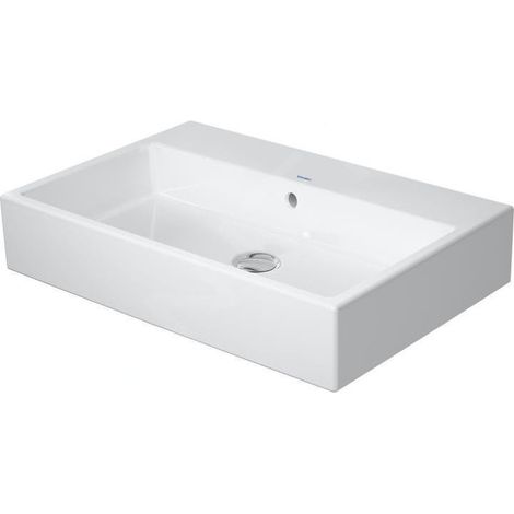 Lavabo VERO AIR avec cuve HLB 700x470mm, blanc, sans trou de robinetterie (1/3)