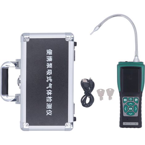 Détecteur d'oxyde d'azote 0–50 ppm, écran TFT 3,5 pouces, appareil portable, testeur de gaz NO, capteur pour usage domestique (1/5)