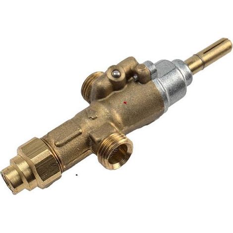 Válvula de gas simple profesional Tipo 2 para aparatos de cocción a gas Empero y GGM – compatible con parrillas, asadores, hornos