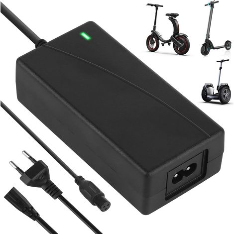 Chargeur Trotinette Electrique, 42V 2A Chargeur Trottinette Électrique, Chargeur Hoverboard, Chargeur de Batterie, Chargeurs de Batterie pour M365 et Ninebot ES1 ES2, Scooter Électrique (EU) (1/5)