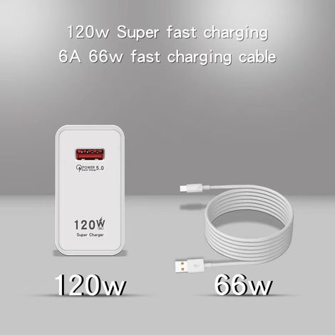 Caricabatterie da muro rapido da 120 W per Xiaomi 15 14 13 12 14T 13T 12T 12S Pro Lite Redmi Note K80 K70 K60 K50 12 11 Pro Plus Black Shark 4 5 Poco F4 GT 6A Cavi USB C