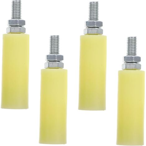 4 Pièces Roulettes Coulissantes En Nylon Pour Portail Électrique Roue De Guidage Durable Et Silencieuse Pour Porte Coulissante Bloc De Poulie Facile À Installer (1/5)