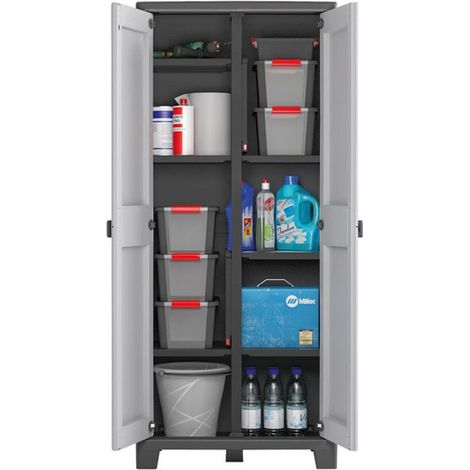 Armadio da esterno portascope in plastica titan multispace cabinet keter