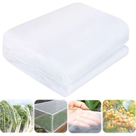 Insect netting 2.5m x 7m – Fine PE mesh – Durable protection for vegetables, fruits and flowers – Easy installation (1/5)