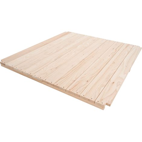 Tp Toys – Plancher en bois FSC pour maisonnette enfant – Dimensions L.86 x l.95,6 x h.3,2 cm – Surface stable et confortable – Montage simple et rapide
