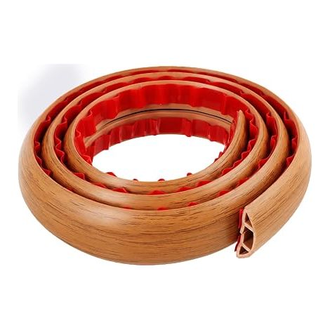 Self Adhesive 1m PVC Semi-Circular Flexible Cable Duct Electrical Wire Cover for Cable Protection for Office, Home, Concerts (1/5)