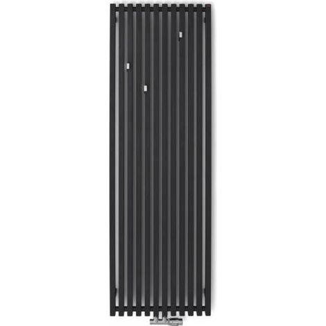 Stahlheizkörper Schwarz - Höhe 1700mm - Breite 580mm - 1298 Watt - TRI1700/580SXN