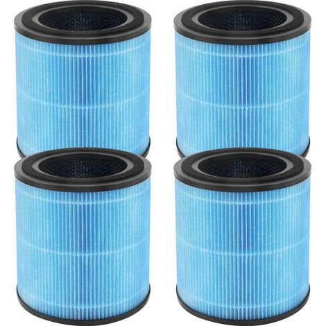 Lot de 4 Filtres de Rechange Compatibles avec AIRTOK AP0601 Filtre HEPA H13 4-en-1 avec Charbon Actif pour AP0601-RF – Haute Efficacité de Filtration (1/5)