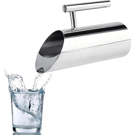 Pichet à eau en acier inoxydable avec protection contre le gel, pour boissons froides, outil de service pour la maison et l'hôtel (1 litre) (1/5)