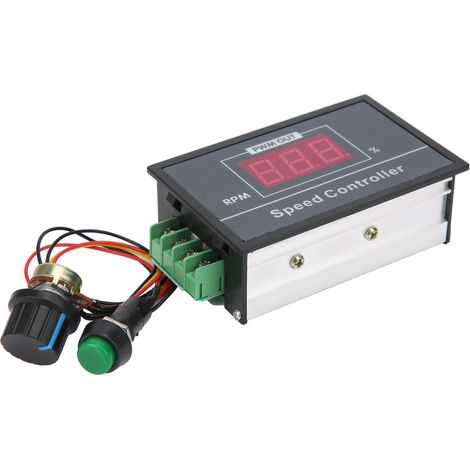 Variateur de vitesse PWM pour moteur DC 6V 12V 24V 48V, contrôleur de régime sans graduations, interrupteur de régulation électronique (1/5)