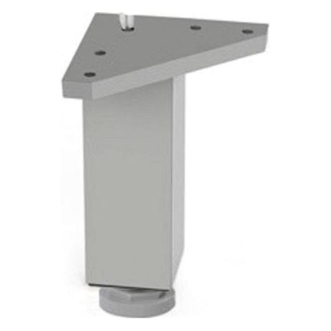 Pata mueble aluminio cuadrada - 100 mm (1/2)