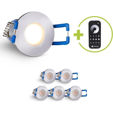Einbaustrahler Mini Livorno 3W 2700K IP65 - Farbe: silber - Anzahl: 6x (1/5)