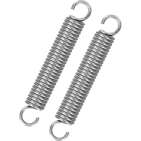 Traction Spring 100 mm Tension Springs with Hooks Stainless Steel Springs Wire Diameter 2.5 mm Outer Diameter 16 mm Force 19 kg (1/5)