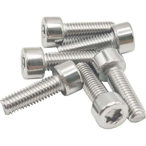 6 Pièces Boulon Torx M5-0 8x16mm Vis Cannelée Compatible Stihl FS55 FS110 FS130 FS160 FS180 FS200 FS220 FS240 FS250 (1/4)