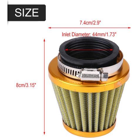 44-mm-Luftfilter für Motorrad, Kart, Buggy, Roller, Moped (1/5)