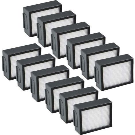 BARKBUSTERS12-Pack Remplacement Filtres - iRobot Roomba i & e i7 e5 e6 + J7 Pièces de Rechange pour Aspirateur Accessoires (1/4)