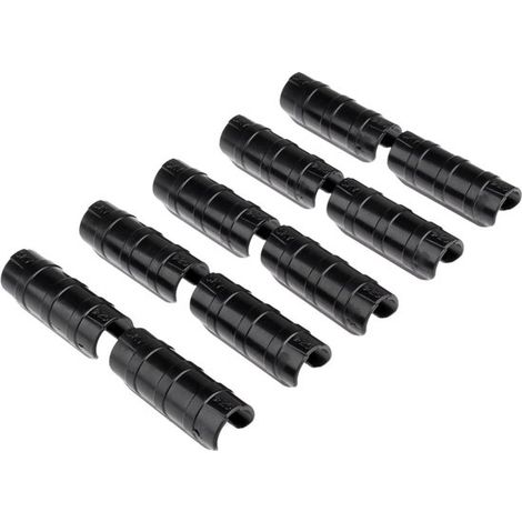 Pinces de fixation pour serre - Lot de 20 - 25 mm - Accessoires pour serre - Clips pour bâches de serre - Clips pour plantes/serre - Outils de jardin - Convient pour bâches, filets, tunnels de serre e (1/5)