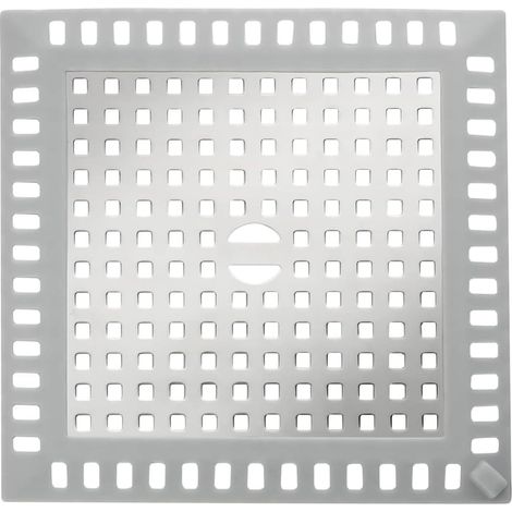 Attrape Cheveux Douche – Bouchon de Drain Carré 12,3x12,3 cm, Filtre en Acier Inoxydable pour Douche, Empêche l'Obturation par Les Cheveux, Idéal pour Évier de Cuisine et Bondes de Salle de Bain (1/5)
