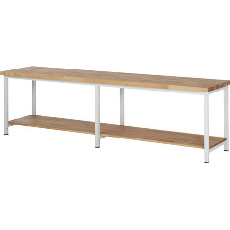 Établi Rau modèle 8000 avec tablette LxPxH 3000x900x840mm