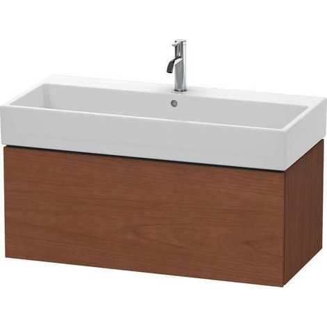 Meuble-lavabo L-CUBE 984x459mm 1 tiroir coulissant ta s-matt ES NB centre